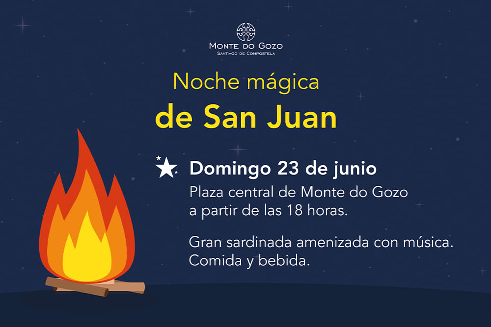 Celebra San Juan en Monte do Gozo